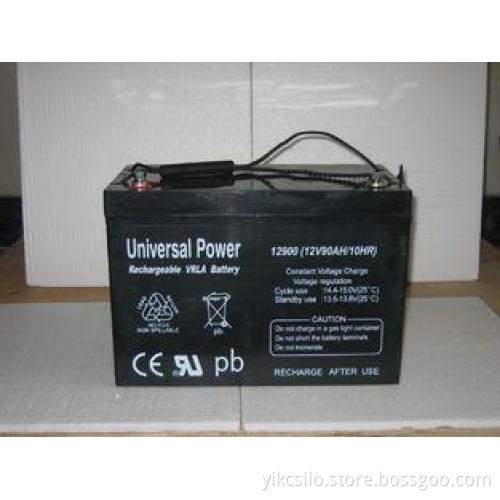 OEM Rechargeable sealed Solar Lead Acid Battery AGM 12V 90A